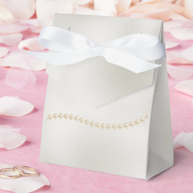 Caja Para Regalos Boda Pearls White Luxe (Boda)