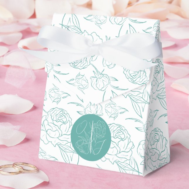 Caja Para Regalos Boda Peony Elegance (Boda)