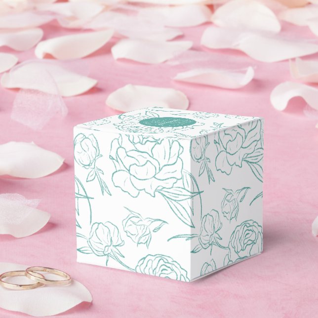 Caja Para Regalos Boda Peony Elegance (Boda)
