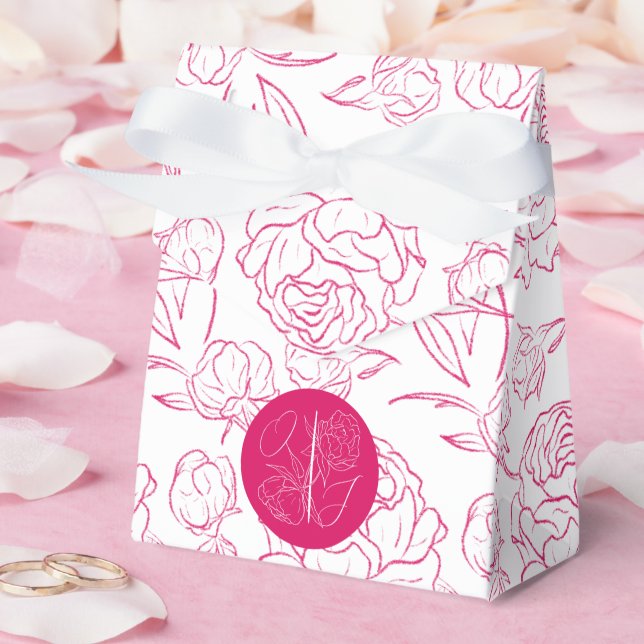 Caja Para Regalos Boda Peony Elegance (Boda)