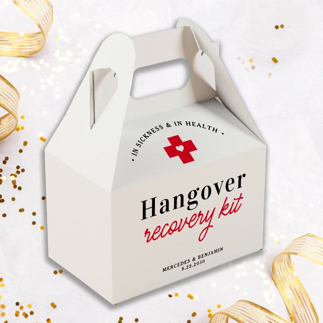 Caja Para Regalos Boda personalizado de Hangover Recovery Kit (Subido por el creador)