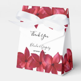 Caja Para Regalos Boda Red Plumeria Frangipani
