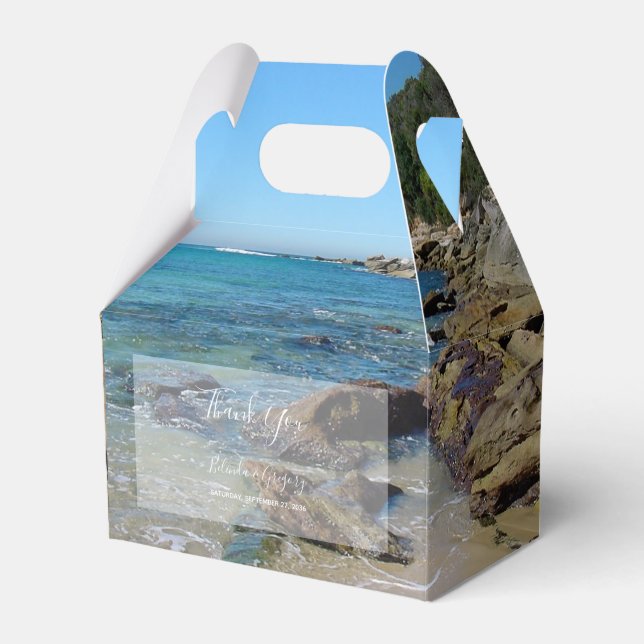 Caja Para Regalos Boda Rocky Beach (Front Side)