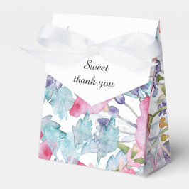 Caja Para Regalos boda romántico colorido de flores silvestres