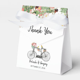Caja Para Regalos Boda Romántico de Flores de Bicicleta Vintage y Av