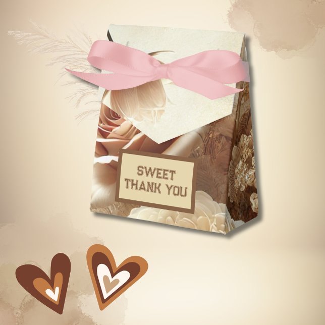 Caja Para Regalos Boda Romántico Dreamy Floral gracias (Subido por el creador)