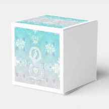 Boda romántico pavo real, corazón y azul acuático