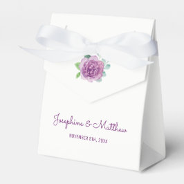 Caja Para Regalos Boda Rosa morado