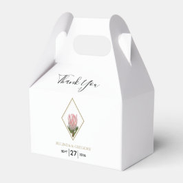 Caja Para Regalos Boda Rustic King Protea