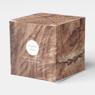 Caja Para Regalos Boda Rustic Wood