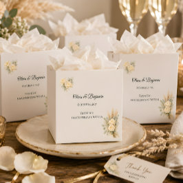 Caja Para Regalos Boda Rústica de Lujo