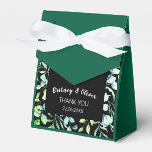 Caja Para Regalos Boda rústico botánico Eucalyptus Greenery
