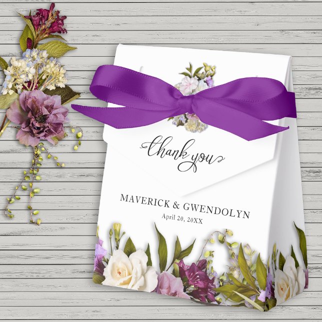 Caja Para Regalos Boda Rústico Floral Primavera (Subido por el creador)