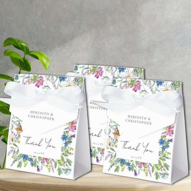 Caja Para Regalos Boda Spring Wildflowers (Subido por el creador)