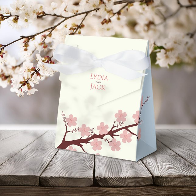 Caja Para Regalos Boda temática de cerezo en flor (Subido por el creador)