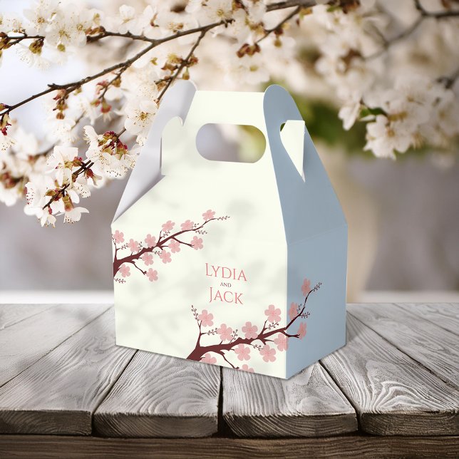 Caja Para Regalos Boda temática de cerezo en flor (Subido por el creador)