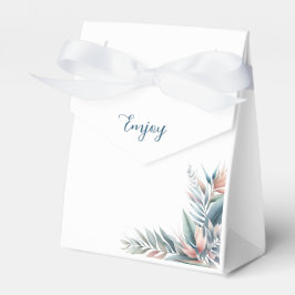 Caja Para Regalos Boda tropical de acuarela