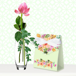 Caja Para Regalos Boda veraniego de primavera de Moda floral rosada