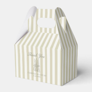 Caja Para Regalos Boda Verde de Raya Caprichosa 