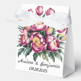 Caja Para Regalos Boda Vibrante de Armonía Floral