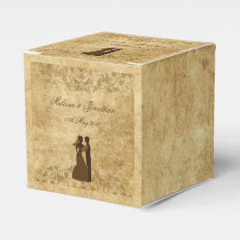 Caja Para Regalos Boda vintage Novia y Groom