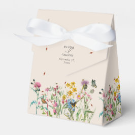 Caja Para Regalos Boda Watercolor Wildflower Garden & Insecs