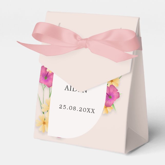 Caja Para Regalos Boda Wild Floral Meadow (Front Side)