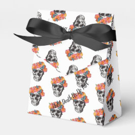 Caja Para Regalos BodaFavour Box Skull Art hasta la muerte