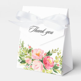 Caja Para Regalos Bohemian Watercolor Floral Wreath Wedding