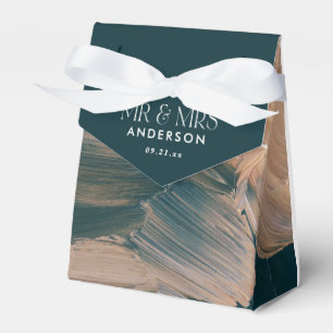 Caja Para Regalos Boheniano verde azulado rust terracota boda favor