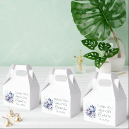 Caja Para Regalos Boho Bridal Blue Tea Floral Vintage Bridal Shower