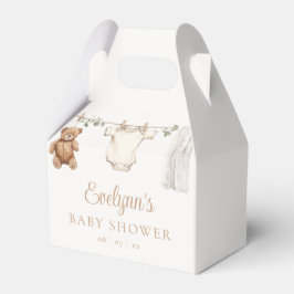 Caja Para Regalos Boho Clothesline Gender Neutral Baby Shower