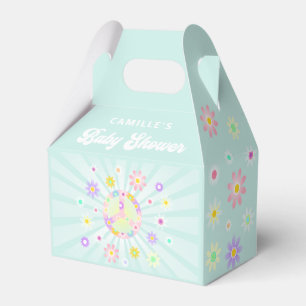 Caja Para Regalos Boho Daisy Chica Baby Shower