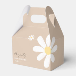 Caja Para Regalos Boho Daisy Floral Bebé ducha