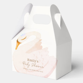 Caja Para Regalos Boho Elegant Princess Swan Chica Baby Shower