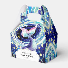 Caja Para Regalos Boho encantó a la sirena Baby Shower