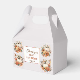 Caja Para Regalos Boho Fall Pumpkin Baby Shower