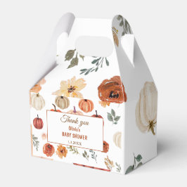 Caja Para Regalos Boho Fall Pumpkin Baby Shower