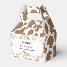 Caja Para Regalos Boho First Rodeo Birthday Favor Box