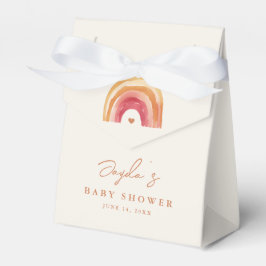 Caja Para Regalos Boho Rainbow Terracotta Baby Shower