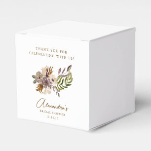 Caja Para Regalos Boho Rústica Naturaleza Botánica Personalizado Duc