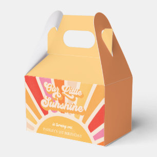 Caja Para Regalos Boho Sunshine 1er Viaje Alrededor Del Cumpleaños 