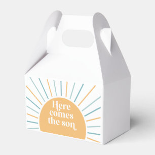 Caja Para Regalos Boho Sunshine Here come the son Baby Shower