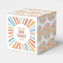 Caja Para Regalos Boho Sunshine Neutral Baby Shower