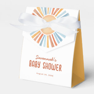 Caja Para Regalos Boho Sunshine Neutral Baby Shower