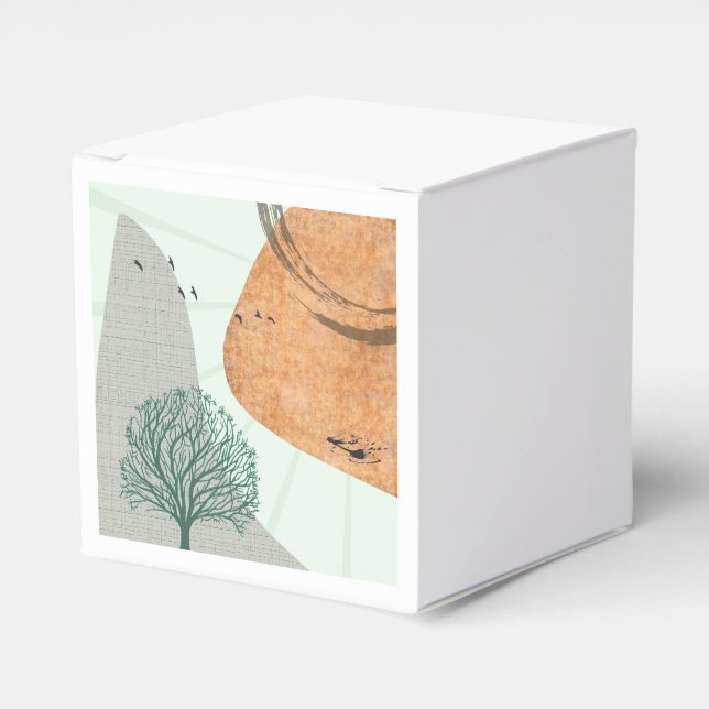 Caja Para Regalos Boho Tree (Costado Anverso)