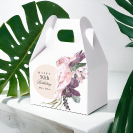 Caja Para Regalos Boho Tropical 50th Birthday Party