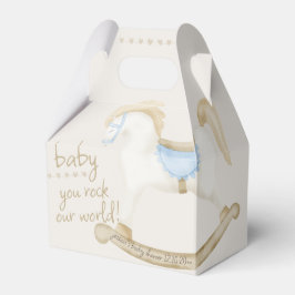 Caja Para Regalos Boho Vintage Rocse Horse Cowboy Baby Shower