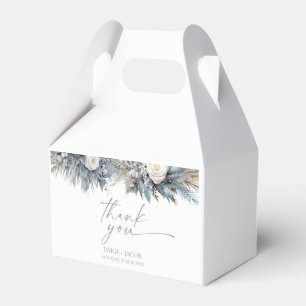Caja Para Regalos Boho White Rose Flor Floral Boda Jardín