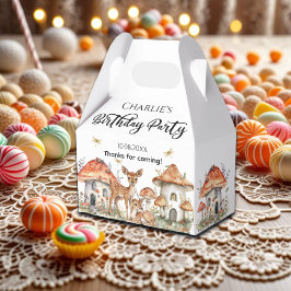 Caja Para Regalos Boho Woodland Forest Animals Fiesta de Cumpleaños